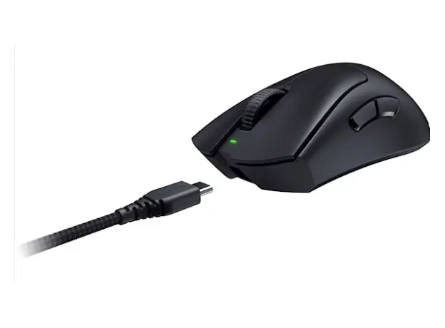 მაუსი Razer Mouse Deathadder V3 Pro, USB-A/WL/BT, black, 4 image