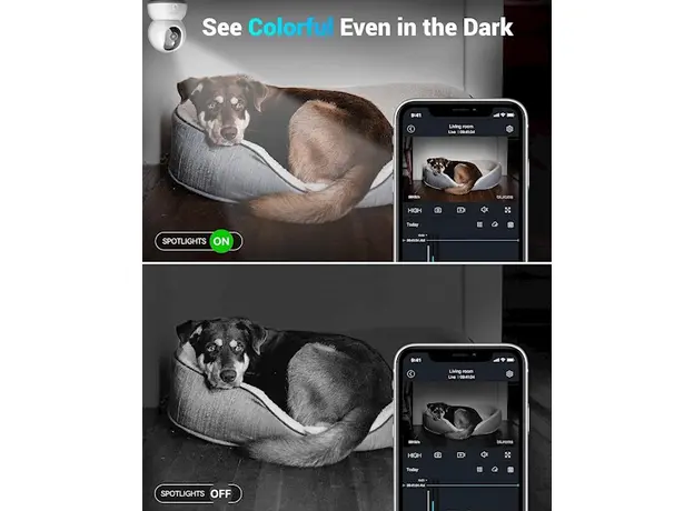 ვიდეო სათვალთვალო კამერა Blurams A31C Lumi, Indoor Security Camera, White, 6 image