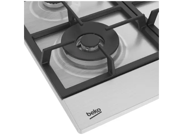 ჩასაშენებელი ქურის ზედაპირი Beko HIAW 64225 SX bPRO 500, Built-in, Silver, 3 image