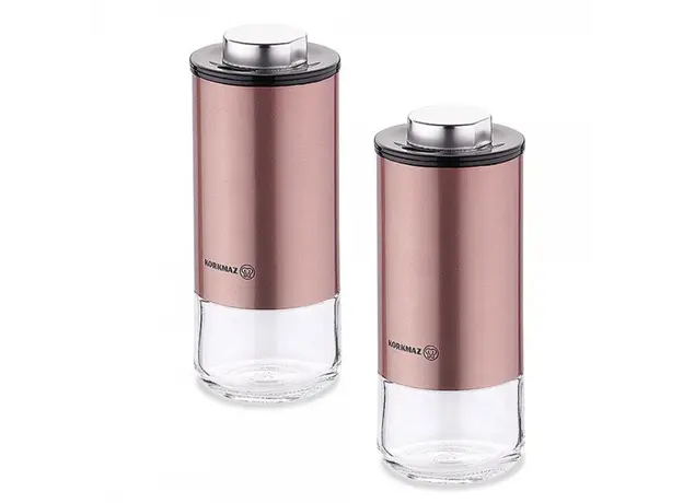 მარილის და პილპილის ნარები Korkmaz A5521-2 Salt&Pepper Set Rosegold, 2 image
