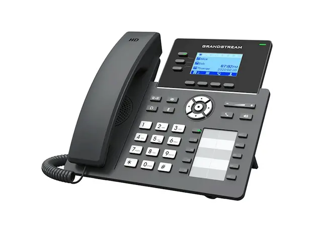 IP ტელეფონი Grandstream GRP2604P Carrier-Grade IP Phones 3 lines 6 SIP accounts 10 BLF keys Dual 10/100/1000 Mbps, 3 image