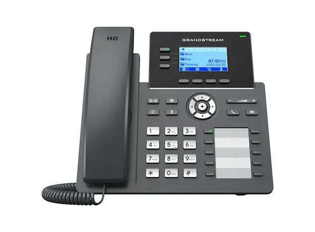 IP ტელეფონი Grandstream GRP2604P Carrier-Grade IP Phones 3 lines 6 SIP accounts 10 BLF keys Dual 10/100/1000 Mbps, 2 image