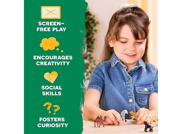 ველური სამყაროს სათამაშო ნაკრები Terra WILD ANIMALS IN TUBE, 4 image