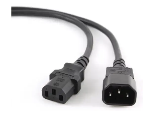 დენის კაბელი UPS Gembird PC-189-VDE-3M Power cord (C13 to C14) VDE approved 3m, 2 image