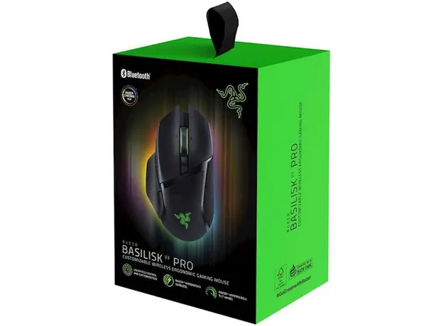 მაუსი Razer Mouse Basilisk V3 Pro RGB BT/WL Black, 4 image