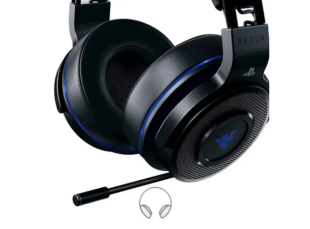 ყურსასმენი Razer Thresher - PS4, Black/blue, 6 image