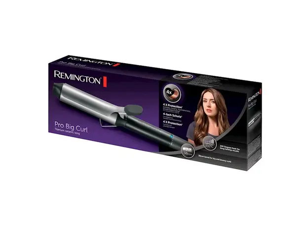 თმის სახვევი Remington Ci5538 Curler Black/Silver, 3 image