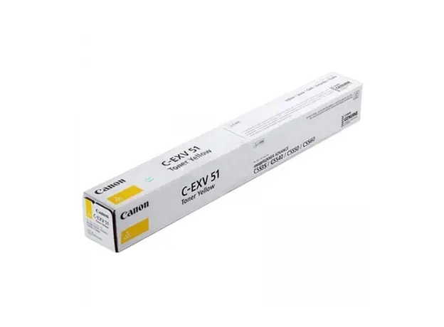 კარტრიჯი Canon CEXV-51 Toner, 60000Y Yellow, 2 image