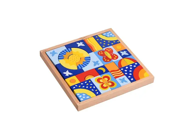 ასაწყობი ფაზლი goki Designer wooden Butterflies 58646G, 3 image