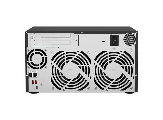 კვების წყარო 8-bay NAS AMD Ryzen V1000 series V1500B 4C/8T 2.2GHz 8GB DDR4 RAM (2 x SODIMM slots max. 64GB optional ECC RAM support) 8x SATA 6Gb/s bays 2x M., 4 image