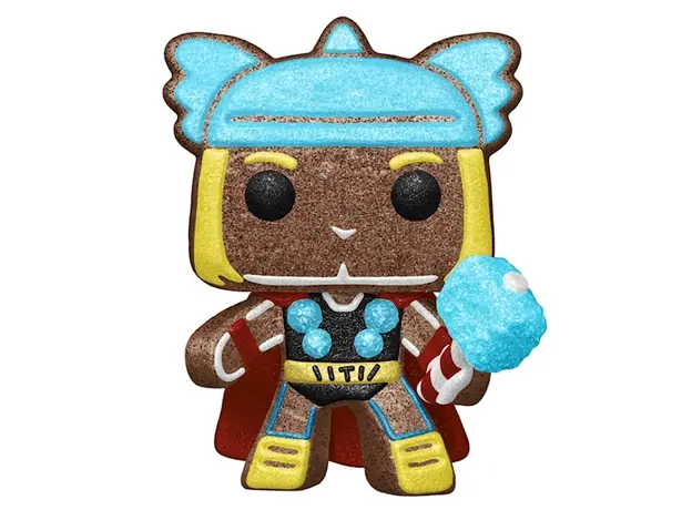 საკოლექციო ფიგურა Funko POP! Bobble Marvel Holiday Gingerbread Thor (DGLT) (Exc) 58235