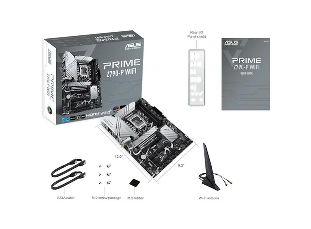 დედა დაფა ASUS Motherboard PRIME Z790-P WIFI s1700 Z790 4xDDR5 M.2 HDMI DP Wi-Fi BT ATX, 5 image