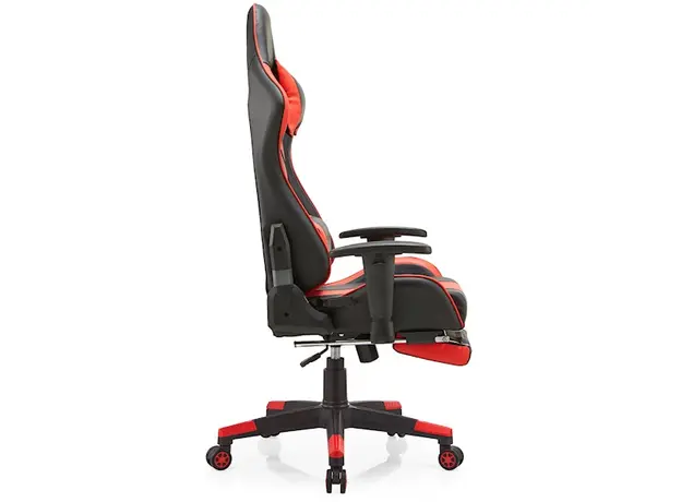 სათამაშო სავარძელი ALLX SK8825, Gaming Chair, Red/Black, 5 image
