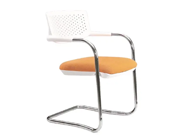 ვიზიტორის სავარძელი Furnee SF119, Visitor Chair, Silver/White, 2 image