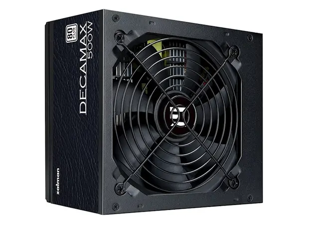 კვების ბლოკი Zalman ZM500-LX3 Decamax, 500W, 80 Plus, Power Supply, Black