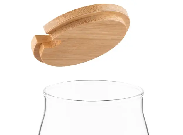 ქილა Ardesto Jar Fresh Sugar 500 ml, glass, bamboo, 4 image