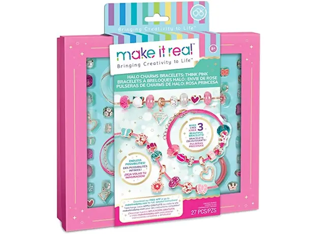 სამაჯურების ნაკრები Make It Real Halo Charms Bracelets Think Pink, 2 image