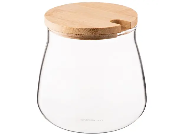ქილა Ardesto Jar Fresh Sugar 500 ml, glass, bamboo, 3 image