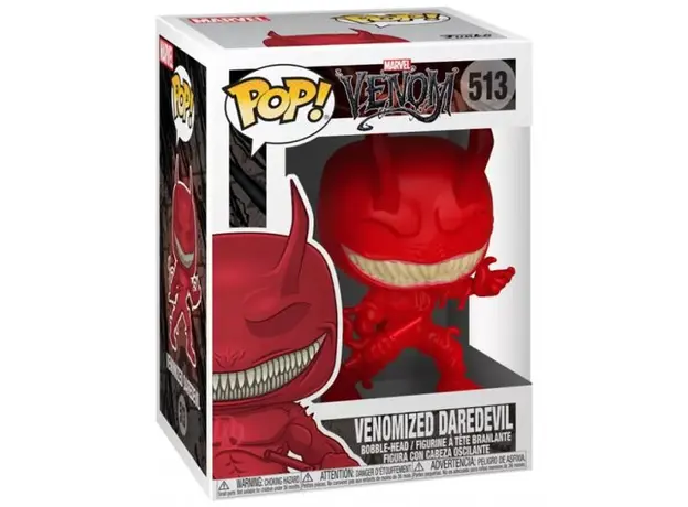 საკოლექციო ფიგურა Funko POP! Bobble: Marvel: Venom S2: Daredevil 40706, 3 image