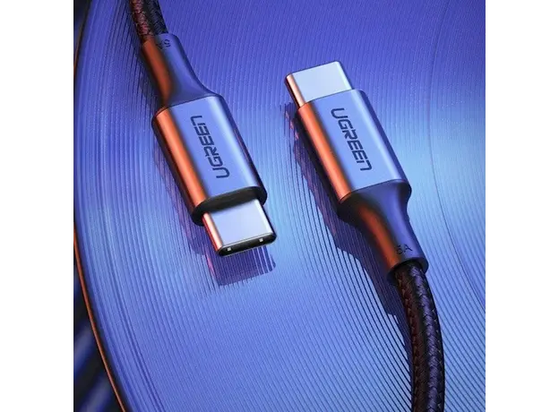 USB კაბელი UGREEN US316 (70429), 100W, Type-c to Type-c, 2m, Black, 4 image