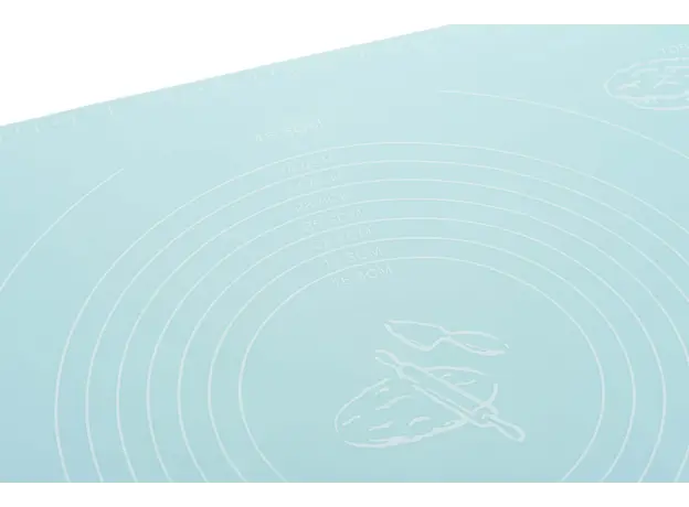 ცომის საზომი Silicone mat  Ardesto Tasty baking 50*60CM, blue, silicon, 3 image