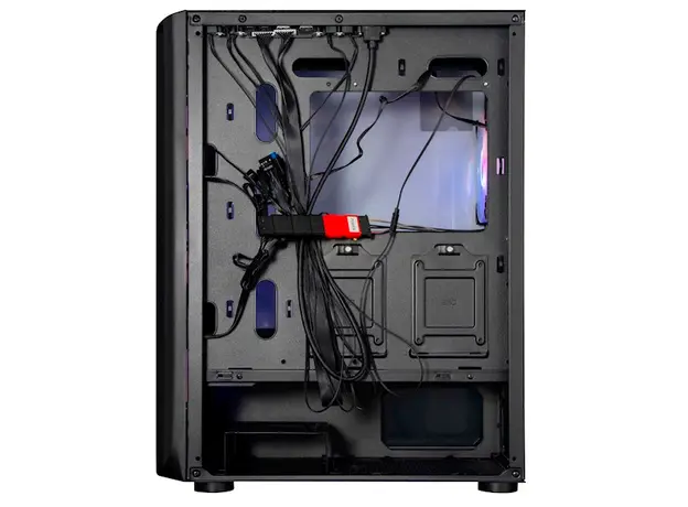 ქეისი ALLX AX-G2148, Computer Case, E-ATX, ATX, MATX, USB 3.0x1, USB 1.0x2, AUDIO, Black, 4 image