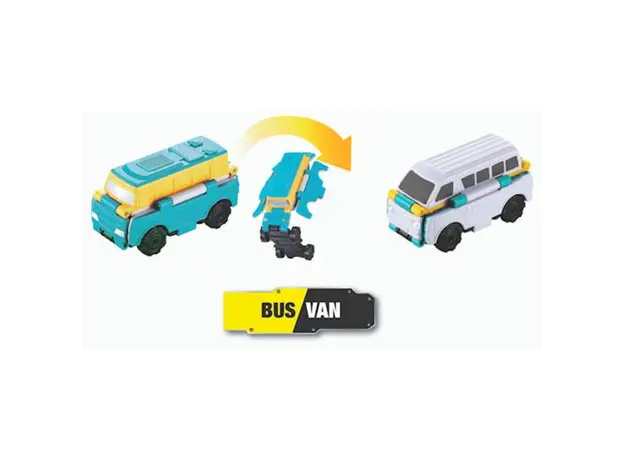 სათამაშო მანქანაა TransRacers Bus & Van, 3 image