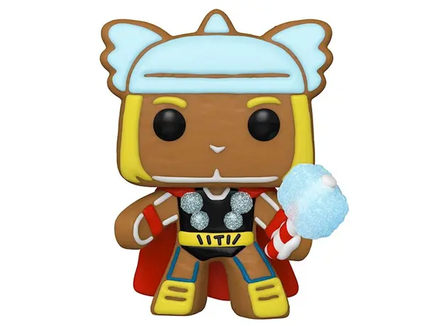 სათამაშო საკოლექციო ფიგურა Funko POP! Bobble Marvel Holiday Gingerbread Thor 50663, 3 image