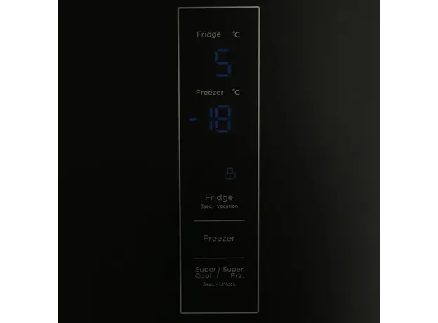 მაცივარი Midea MDRB521MGE22ODM, 360L, A++, No Frost, Refrigerator, Black, 7 image