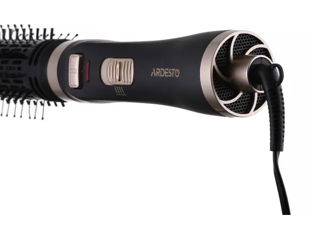 თმის სავარცხელი Ardesto Hair dryer brush , 2W, 2 modes, black, 5 image