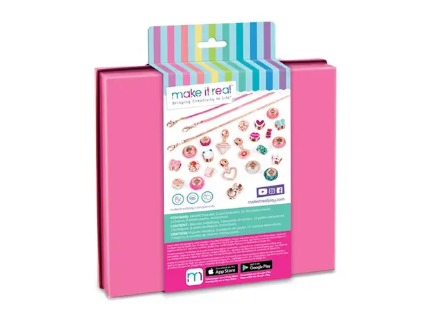 სამაჯურების ნაკრები Make It Real Halo Charms Bracelets Think Pink, 5 image