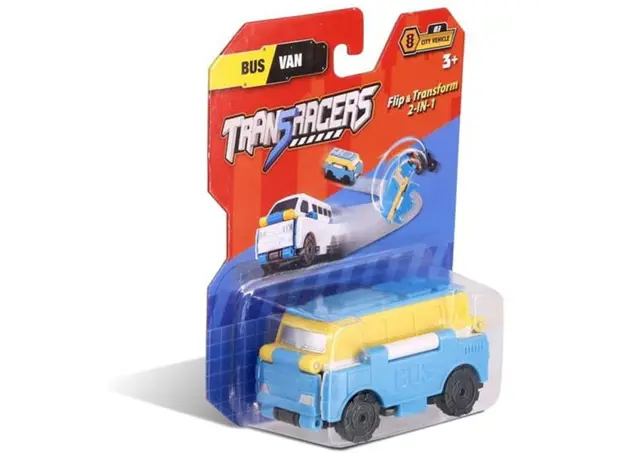 სათამაშო მანქანაა TransRacers Bus & Van