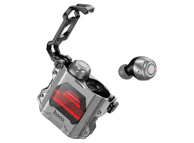 ყურსასმენი Hoco EW33 Interstellar true TWS wireless headset Space gray, 4 image