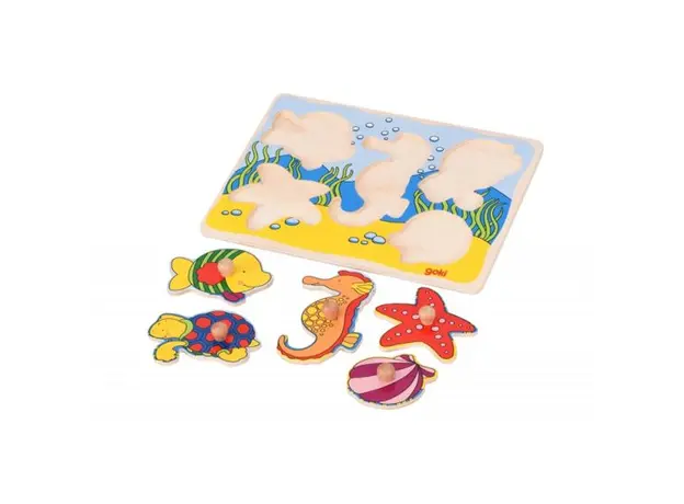 ასაწყობი ფაზლი Goki Puzzle Sea inhabitants 57515G-4, 3 image