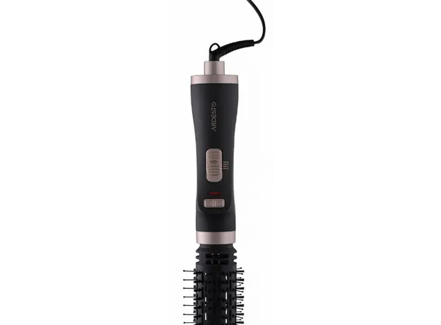 თმის სავარცხელი Ardesto Hair dryer brush , 2W, 2 modes, black, 4 image