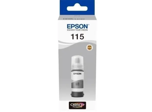 კარტრიჯის მელანი Epson EcoTank 115 I/C (b) L8160/L8180 Grey INK Bottle
