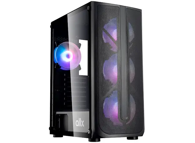 ქეისი ALLX AX-G2148, Computer Case, E-ATX, ATX, MATX, USB 3.0x1, USB 1.0x2, AUDIO, Black