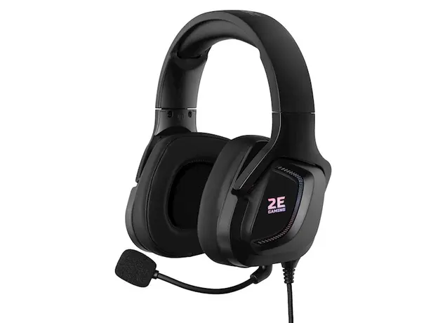 ყურსასმენი 2E HG340 RGB 3.5 MM (2E-HG340BK) BLACK, 2 image