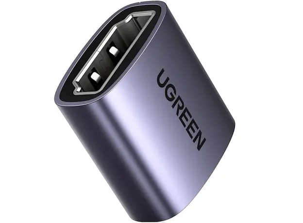 ადაპტერი UGREEN HD159 (90592), HDMI Female to HDMI Female Adapter, Grey