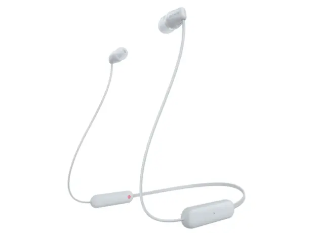 ყურსასმენი Sony WI-C100 Wireless In-ear Headphones - White, 2 image