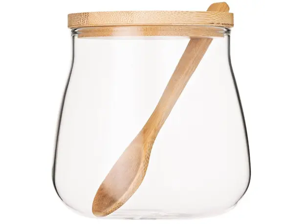 ქილა Ardesto Jar Fresh Sugar 500 ml, glass, bamboo, 5 image