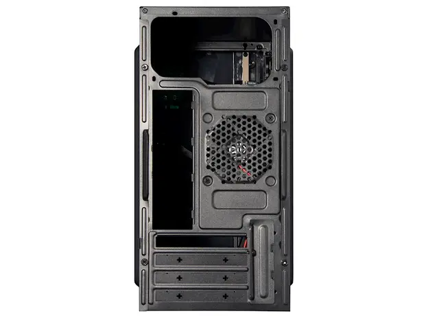 ქეისი ALLX AX-B1735, Computer Case, Micro-ATX, ITX, USBx2, AUDIO, Black, 5 image