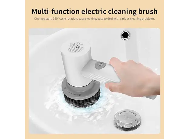 მულტიფუნქციური საწმენდი Xiaomi Lydsto XL-DDQJS01, Multi-function Brush, White, 9 image