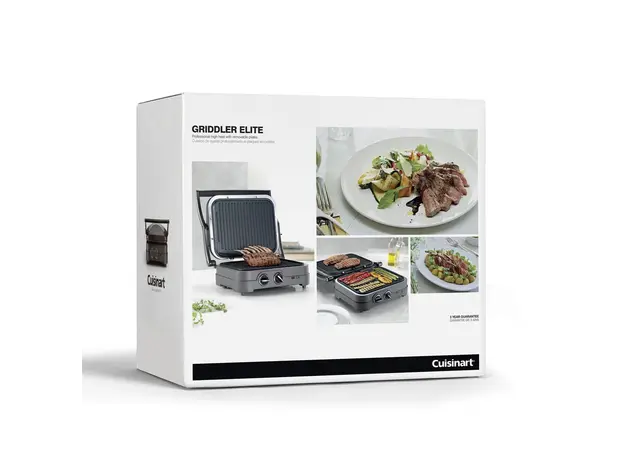 გრილი Cuisinart GR47E Griddler Elite Grill Gray, 5 image