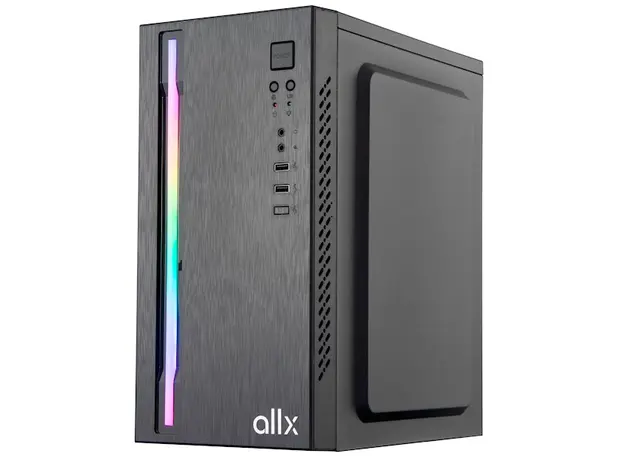 ქეისი ALLX AX-B1735, Computer Case, Micro-ATX, ITX, USBx2, AUDIO, Black