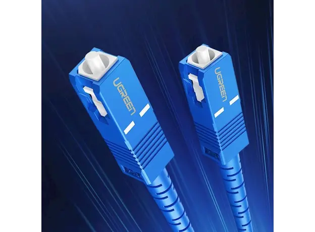 ოპტიკური ქსელის კაბელი UGREEN NW129 (70662) FC/UPC To FC/UPC Simplex Single Mode Fiber Optic Patch Cable 3M, 4 image