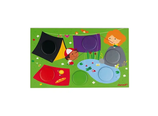 სამაგიდო თამაში Janod Matching game - Bingo color, 5 image