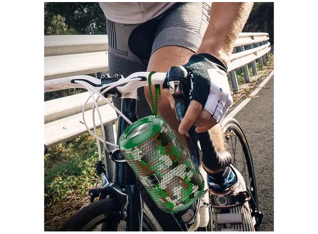 უსადენო დინამიკი HOCO HC1 Trendy sound sports wireless speaker - Camouflage Green, 3 image