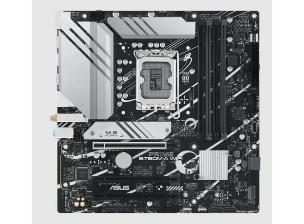 დედა დაფა ASUS Motherboard PRIME B760M-A WIFI s1700 B760 4xDDR5 M.2 HDMI DP Wi-Fi BT mATX