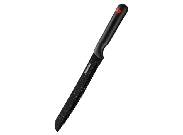 დანების ნაკრები Ardesto Black Mars Knives Set 5 pcs, black, stainless steel, plastic, 6 image
